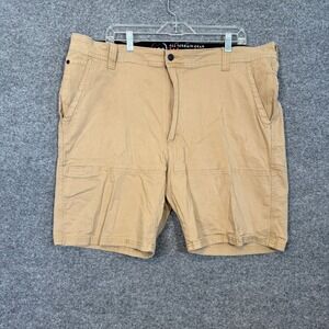 Wrangler ATG Cargo Shorts Mens 42 Tan Khaki All Terrain Gear Performance Stretch